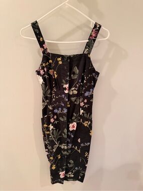 Level 99 Black Floral-Print Skirt